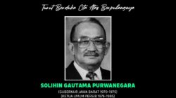 Mantan Gubernur Jawa Barat Letjen TNI (Purn) Solihin Gautama Purwanegara