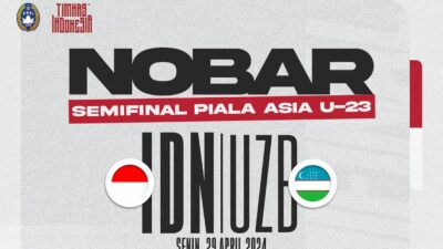 nobar Piala Asia U24 2024 Indonesia VS Uzbekistan