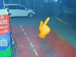 Terekam CCTV, Viral Pengendara Motor Dianiaya di SPBU Lembang KBB