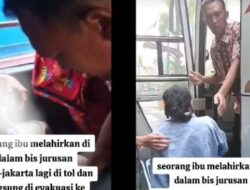 Viral! Ibu Melahirkan di Bus Primajasa di Bandung, Sopir Tancap Gas ke RS
